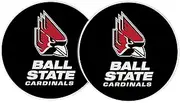 Desert Cactus Ball State University Car Cup Coaster BSU Cardinals Ball U Absorbent Sandstone Car Cup Coasters Set of 2 (Design A)