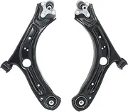 Pair Of Front Lower Control Arms Suspension Compatible With VW Passat Beetle 2012 2013 2014 2015 2016 2017-2021