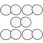10 Pcs Iron-on Blank Patches Heat Transfer Press for Repair