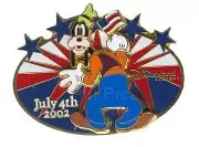 Disney DLR 4th of July Goofy Pin