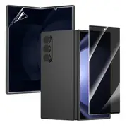 ZUSLAB Privacy Screen Protector for Samsung Galaxy Z Fold 6, Internal Anti-Spy Film + Outer Privacy Glass Screen Protector Case-Friendly