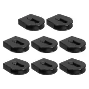 8Pcs Wheeled Cord Locks for Drawstring Toggle Slider Stopper, 0.8x0.9 Inch