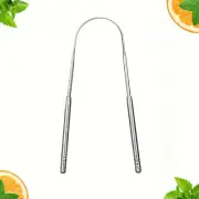1PC Tongue Scraper Stainless Steel Oral Tongue Cleaner Medical Mouth Kids&Adults