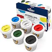 Colored Modeling Paste - 6-Pack - 150GM / 5.3 Oz Each jar - Primary Shades
