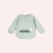Sleeved Pocket Bibs - Croco Green by Done by Deer | the memo