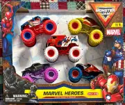 Monster Jam 2024 Series 1 MARVEL HEROES Collection #20148623 1:64 Scale Set of 5