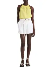 [Marcs] Head Over Peels Halter Top in Banana