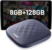 CarlinKit CarPlay Ai Box Magic Box Android 13.0 System Wireless CarPlay Adapter Android Auto Support Netflix YouTube Google GPS+Glonass 4G Network.for iPhone & Android Phone,Wired to Wireless,8G+128G