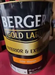 BERGER BY DULUX 1 LITRE GOLD-LABEL INTERIOR/EXT MATT WHITE COLOR PAINT