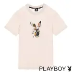 【PLAYBOY】相片印兔頭上衣(奶茶色)