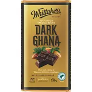 Whittaker's Block Dark Ghana 250g