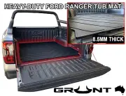 Grunt 4x4 Moulded Rubber Ute Mat Next Gen Ford Ranger XL XLS XLT Sport Wildtrak