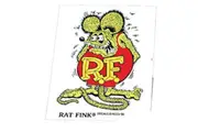 Mooneyes Rat Fink Decal 3-1/2" X 2-1/4"