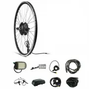 TDR 36V 250W Electric Bike Conversion Kit 26'' Rear Hub Motor Ebike DIY Set with KT LCD5 Display, Thumb Throttle, and PAS Sensor