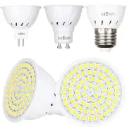 LED Spotlight Bulbs MR16 GU10 E27 7W 2835SMD 12V 24V 110V 220V White Light Lamps