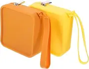 EXHUMKY 2pcs Portable Silicone Dog Treat Pouch with Zipper for Training Walking Durable Dog Snack Holder for Pet Owners Present for Lovers