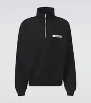 [Jacquemus] Jacquemus Gros Grain cotton sweatshirt AU 87 black