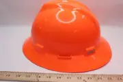 MSA V-Gard Full Brim Hard Hats Hi-Viz Orange Medium