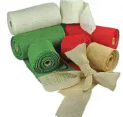 Burlap Jute Ribbon 6" Wide 10 Yards