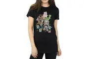 Toy Story Womens/Ladies Group Cotton Boyfriend T-Shirt (Black) - UTBI1501