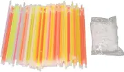 100 Ultra Bright Glow Sticks, Premium Glow in The Dark Party Supplies and Decorations, Safe Waterproof Light Sticks, Glow in The Dark Party Supplies, for Glow Necklaces and