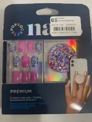 PopSockets - Nails + PopGrip - Confetti Party NEW