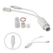 Rainproof Cover Kit for POE Splitter Waterproof Adapter Cable 48V to 12V IP