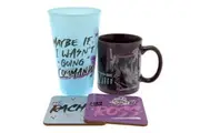 Friends Maybe If I Wasnt Going Commando Mug Set (Blue/Purple/Black) (One Size)