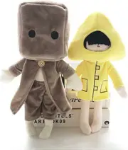 Little Nightmares Plush Mono Bag hat Little Nightmares 2 and Nomes Plush Toy Doll Idea Gift for Kids Girls Boy Children Game Fans