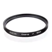 62mm +1 High Definition Close Up Macro Lens Sony Canon Nikon DSLR + FREE Pouch