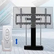 Motorised TV Bracket Stand - LCD TV Floor Stand, for 37" to 75" TVs LCD TV Up and Down Lifting Stand, Electric Fully Automatic Remote Control Telescopic Floor-Standing Hidden Cabinet Bracket