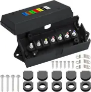 CheeMuii 7 Way Trailer Junction Box Weatherproof 7 7 PIN BOX,