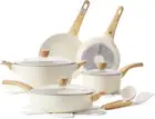 "SENSARTE 14-Piece Ceramic Nonstick Cookware Set, Induction-Compatible, Non-Toxi