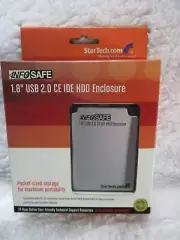StarTech InfoSafe USB 2.0 CE IDE Aluminum 1.8" HDD Drive Enclosure