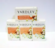 Yardley London Bath Soap Bar Shea Buttermilk for Sensitive Skin LOT OF 4 NEW
