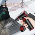 Cordless Air Blower With LED Light Mini Dusting Tool Outdoor Camping