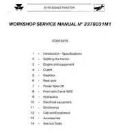 Massey Ferguson 6100 series Dealers Workshop Manual Get it Today