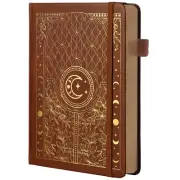 TIEFOSSI Bullet Dotted Journal Notebook, 160Gsm Numbered Thick Paper, A5 Hardcov