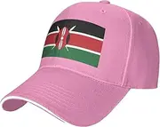 [SSIULUS] Flag of Kenya Casquette Cap Hats,Trucker,Baseball Cap with Snapback,Perfect for Summer,Golf