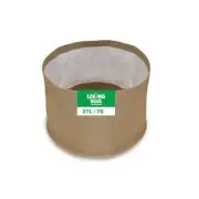 Nutrifield Living Soil Fabric Pot by Grassroots 27L/ 7 gallon Made in USA Geo