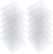 HONMEET 50pcs Clear Vinyl Record Bags CD Protector Sleeves for Albums OPP Covers Protects Against Dust Wear for Long Term Storage
