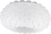 STARTIST Pendant Lamp Shade Scale Ball Lampshade White Decorative Ceiling Light Cover for Living Room Coffee Shop Bedroom Kitchen, 28cm