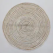 handmade Jute modern Living Room jute RugsFloor area Rug Round Carpet/ Mat