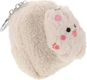 Kisangel Plush Cartoon Coin Purse for Cute Plush Wallet Change Pouch for Travel School and Shopping Soft Furry Zipper Bag for Coins Keys and Accessories