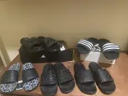 adidas Assorted comfort slides men 10