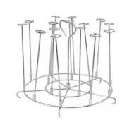 US Skewer Stand 8 Quart Stainless Steel Vertical Grill 8QT For Kabobs Kitchen