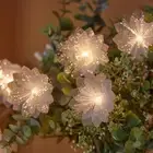 Waterproof Led Lights String Artificial Flower Flower Fairy Lights Home