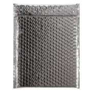 13 3/4" X 11" Silver Glamour Bubble Mailers (48 Per/Case)
