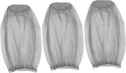 3pcs Net Mesh Cover Outdoor Mesh Sunshade Caps Outdoor Sun Hat Foldable Fly Netting 70d Nylon Net Grey