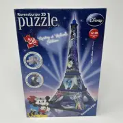 New Ravensburger 3D Mickey and Minnie Eiffel Tower 216 Piece Puzzle